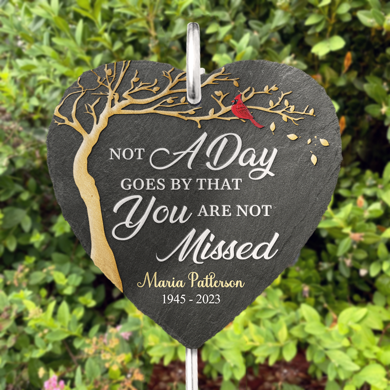 J'ai vécu tant que j'étais fort - Ardoise et crochet de jardin commémoratif personnalisés - Cadeau de condoléances pour les membres de la famille