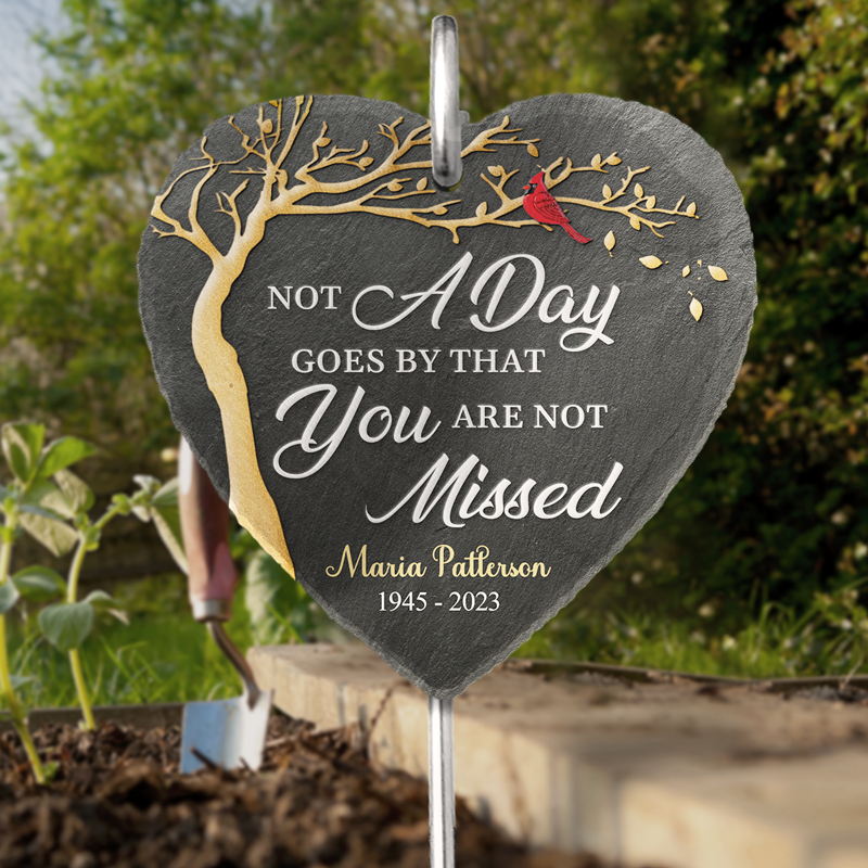 J'ai vécu tant que j'étais fort - Ardoise et crochet de jardin commémoratif personnalisés - Cadeau de condoléances pour les membres de la famille
