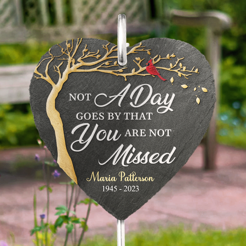 J'ai vécu tant que j'étais fort - Ardoise et crochet de jardin commémoratif personnalisés - Cadeau de condoléances pour les membres de la famille