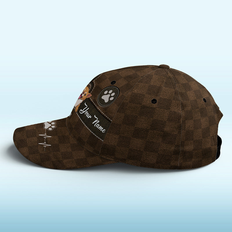 Love Comes In Fur And Paws Brown - Dog & Cat Personalized Custom Hat, All Over Print Classic Cap - New Arrival, Gift For Pet Owners, Pet Lovers