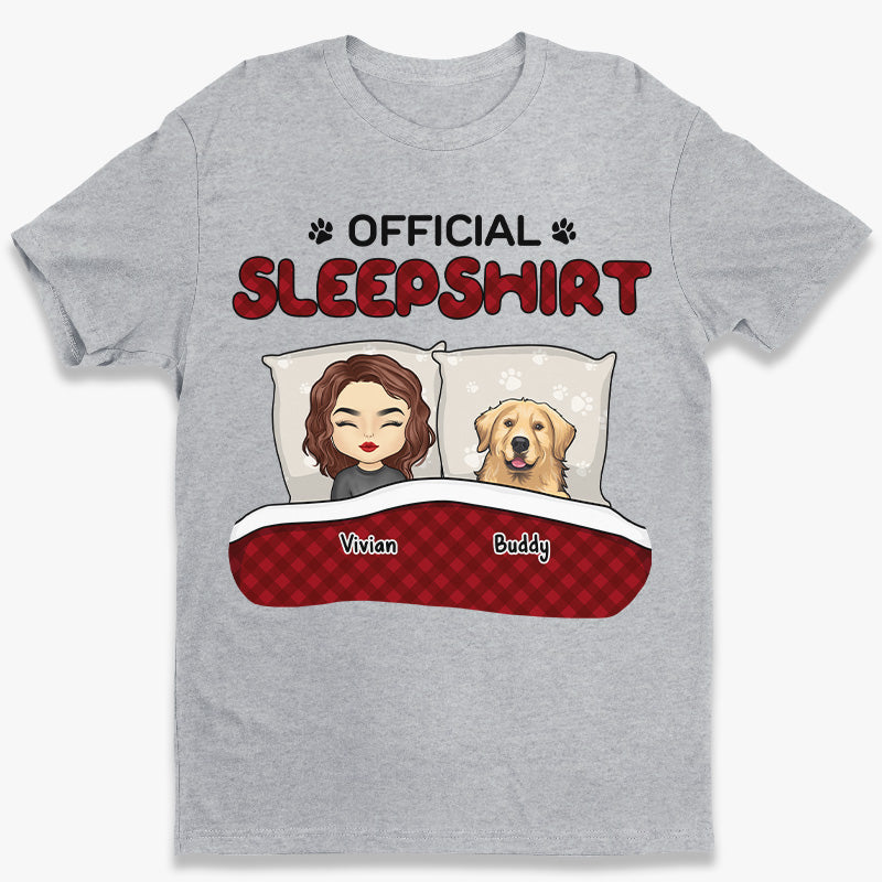 Chemise de nuit officielle - T-shirt unisexe personnalisé pour chien et chat, sweat à capuche, sweat-shirt - Cadeau pour propriétaires et amoureux des animaux