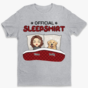 Chemise de nuit officielle - T-shirt unisexe personnalisé pour chien et chat, sweat à capuche, sweat-shirt - Cadeau pour propriétaires et amoureux des animaux