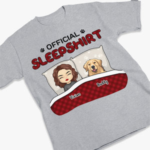 Chemise de nuit officielle - T-shirt unisexe personnalisé pour chien et chat, sweat à capuche, sweat-shirt - Cadeau pour propriétaires et amoureux des animaux