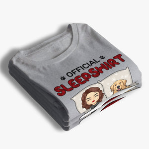 Chemise de nuit officielle - T-shirt unisexe personnalisé pour chien et chat, sweat à capuche, sweat-shirt - Cadeau pour propriétaires et amoureux des animaux