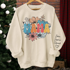 Tu es une maman formidable - Sweat-shirt unisexe personnalisé avec motif sur la manche - Cadeau d'anniversaire pour maman, grand-mère