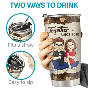 Celui que je veux ennuyer - Verre personnalisé pour couple - Cadeau pour mari et femme, anniversaire