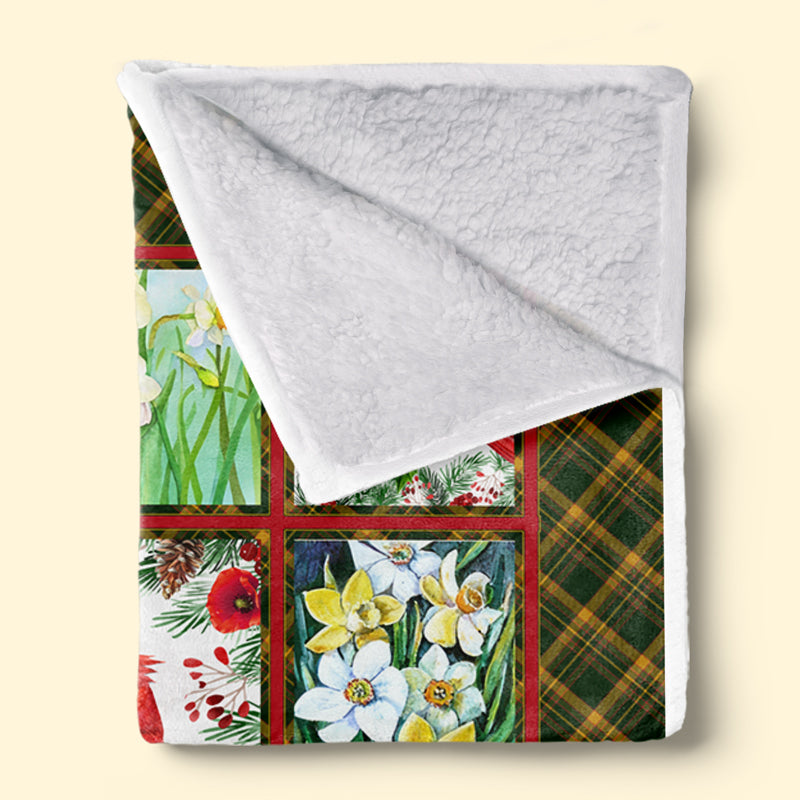 Chaque fois que vous voyez un cardinal - Couverture commémorative personnalisée - Cadeau de Noël, cadeau de condoléances pour les membres de la famille