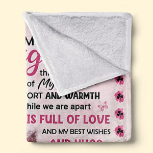 Plein d'amour, meilleurs vœux et câlins - Couverture familiale personnalisée - Cadeau de Noël de maman