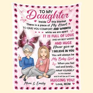 Plein d'amour, meilleurs vœux et câlins - Couverture familiale personnalisée - Cadeau de Noël de maman