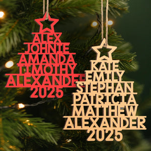 Custom Wood Ornament - Personalized Christmas Birthday Gifts For Family, Kids - The Best Part Of Christmas