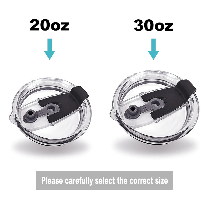 Couvercles de rechange sans BPA, couvercles anti-éclaboussures, couvercle pour gobelet de 20 onces, gobelet de 30 onces
