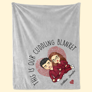Chérie, voici notre couverture câline - Couverture personnalisée pour couple - Cadeau pour mari et femme, anniversaire
