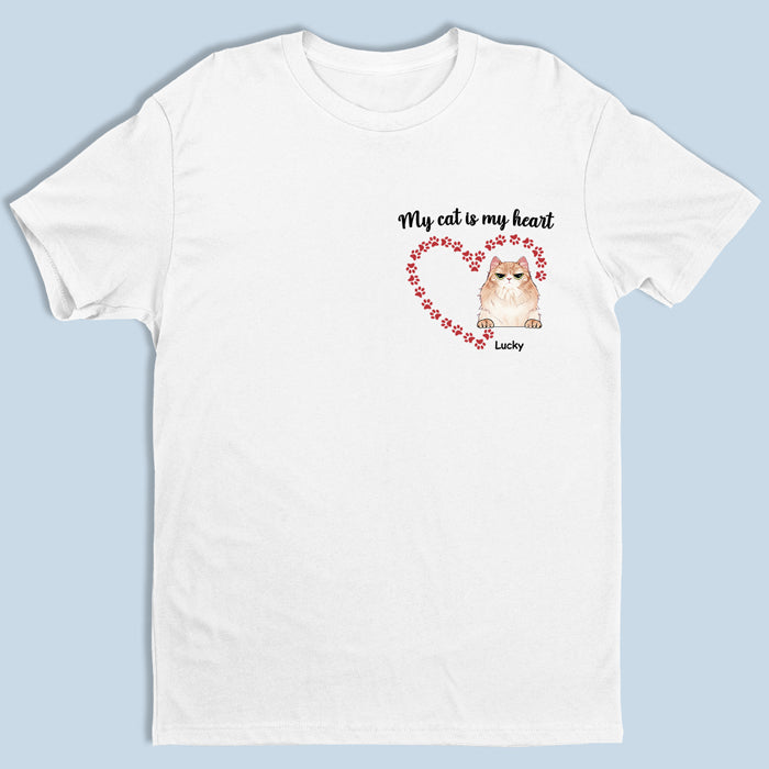 Pawsome Life - T-shirt, sweat à capuche et sweat-shirt unisexe personnalisé pour chien et chat - Cadeau pour propriétaires et amoureux des animaux