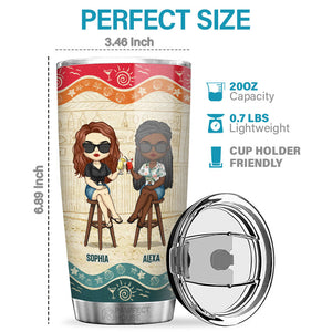 We Go Together Like Drunk - Personalized Tumbler - Gift For Bestie