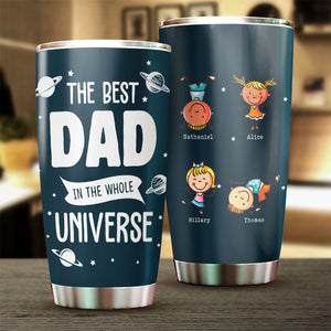 Le meilleur papa de tout l'univers - Gobelet personnalisé - Cadeau pour papa
