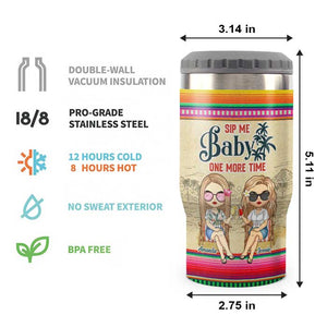 Sip Me Baby - Glacière personnalisée - Cadeau pour meilleure amie