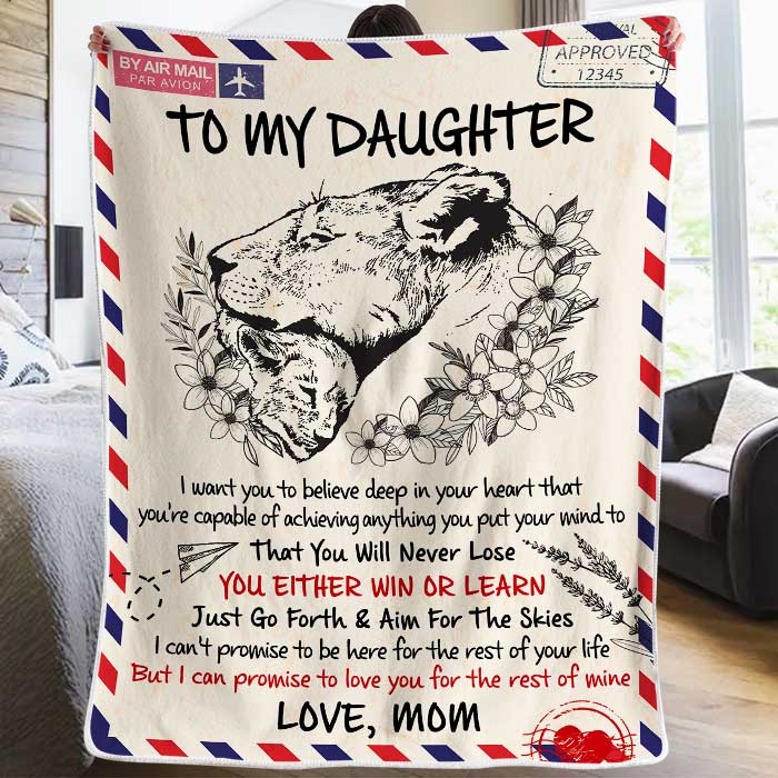 I Promise To Love You For The Rest Of My Life - Mom To Daughter, Blanket.