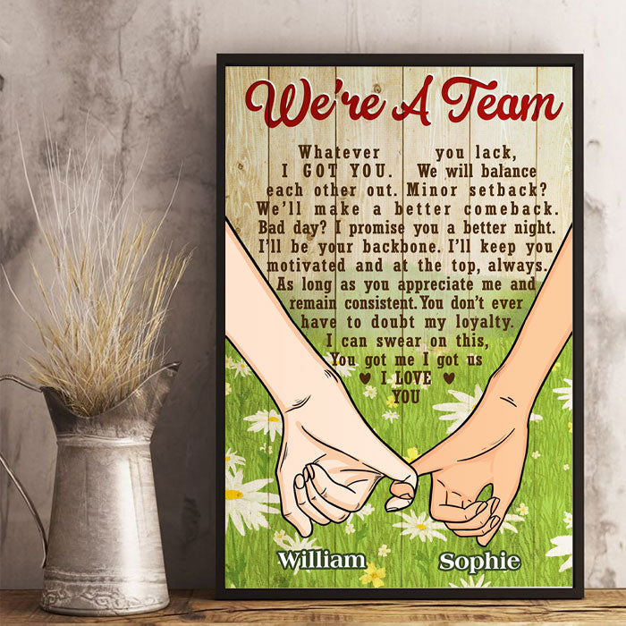 I Got Us - Personalized Vertical Poster.