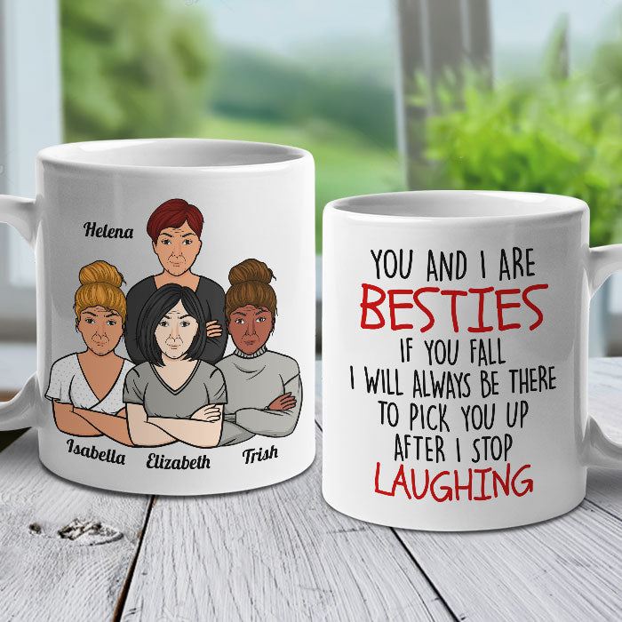 You And I Are Besties - Personalized Mug.