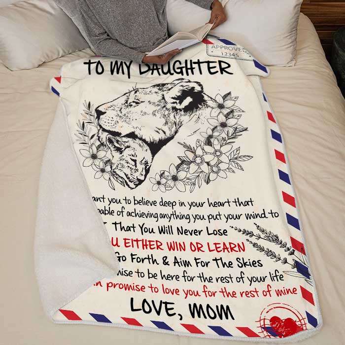 I Promise To Love You For The Rest Of My Life - Mom To Daughter, Blanket.