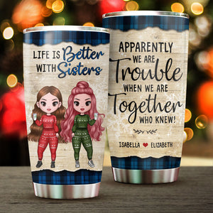Life Is Better With Sisters - This Is Us - Personalized Tumbler.