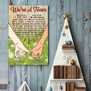 I Got Us - Personalized Vertical Poster.