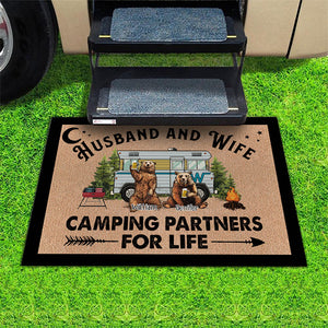 Husband & Wife Bear Style - Personalized Decorative Mat.