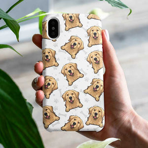 Colorful Paw - Gift For Dog Lovers - Personalized Phone Case.