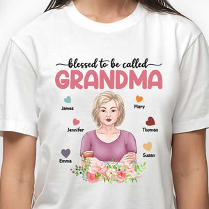 I'm Blessed To Be Called Grandma - Personalized Unisex T-shirt, Hoodie, Sweatshirt - Gift For Grandma, Grandparents