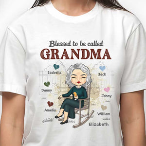 Heureux d'être appelé Grand-mère Nana - T-shirt, sweat à capuche et sweat-shirt unisexe personnalisé - Cadeau pour grand-mère et grands-parents