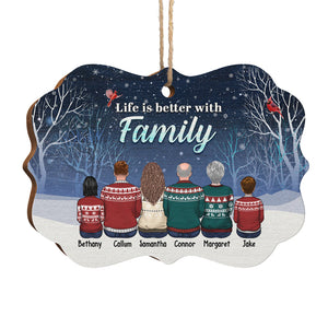 Famille jamais séparée, peut-être à distance, mais jamais au cœur - Décoration familiale personnalisée - Bois en forme de Benelux - Cadeau de Noël pour frères et sœurs