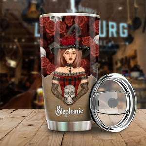 Sometimes You Have To Put The Hat On - Personalized Tumbler - Gift For Yourself, Gift For Halloween