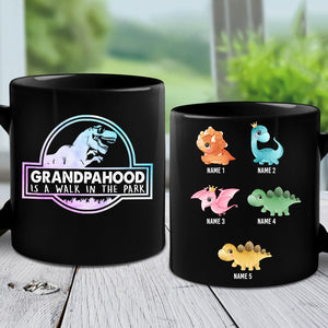 Fatherhood Is A Walk - Gift For Dad - Personalized Mug.