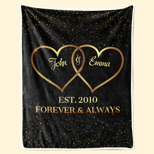 Notre histoire d'amour - Couverture personnalisée pour couple - Cadeau de Saint-Valentin pour mari et femme, anniversaire