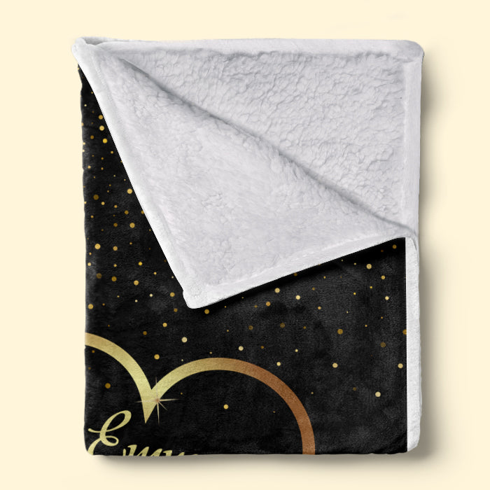 Notre histoire d'amour - Couverture personnalisée pour couple - Cadeau de Saint-Valentin pour mari et femme, anniversaire