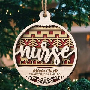 C'est la saison - Décoration de Noël ronde en bois personnalisée - Cadeau pour collègue, remerciement des employés, adieu, départ à la retraite, ami de travail, amitié entre collègues, cadeau de Noël