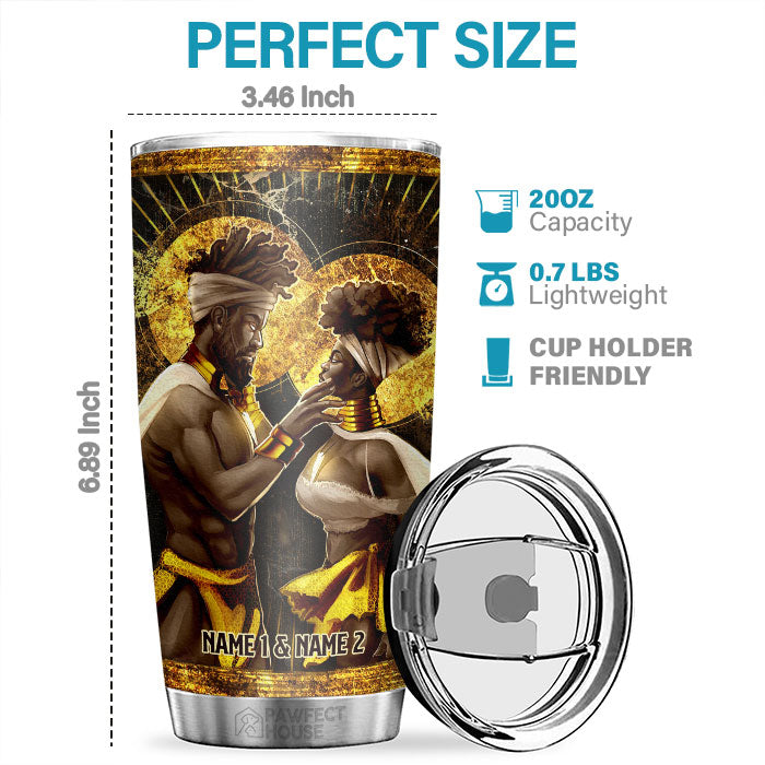 First Date, First Kiss, First Love - Personalized Tumbler - Gift For Couple, Husband Wife, Anniversary, Engagement, Wedding, Marriage Gift