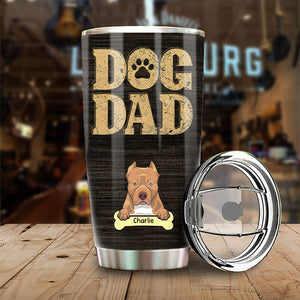 La vie est meilleure avec un chien - Gobelet personnalisé - Cadeau pour papa chien