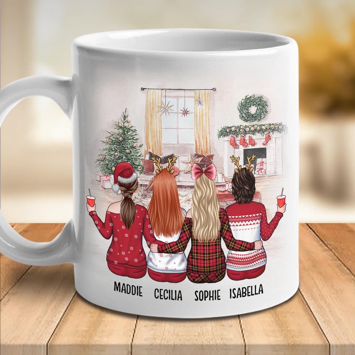 Besties Forever - Always Better Together - Personalized Mug.