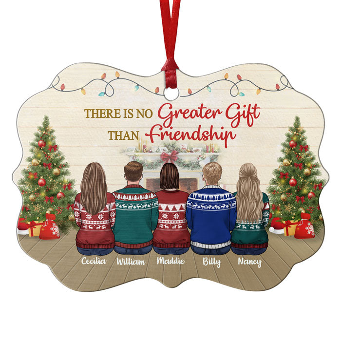 Frères et sœurs de cœur - Décoration de Noël en bois personnalisée en forme de Benelux - Cadeau pour meilleur ami, meilleure amie, sœur, cadeau d'anniversaire pour meilleur ami et ami, cadeau de Noël