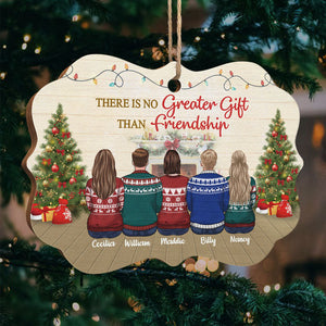 Frères et sœurs de cœur - Décoration de Noël en bois personnalisée en forme de Benelux - Cadeau pour meilleur ami, meilleure amie, sœur, cadeau d'anniversaire pour meilleur ami et ami, cadeau de Noël