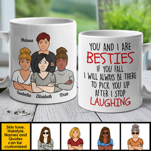 You And I Are Besties - Personalized Mug.
