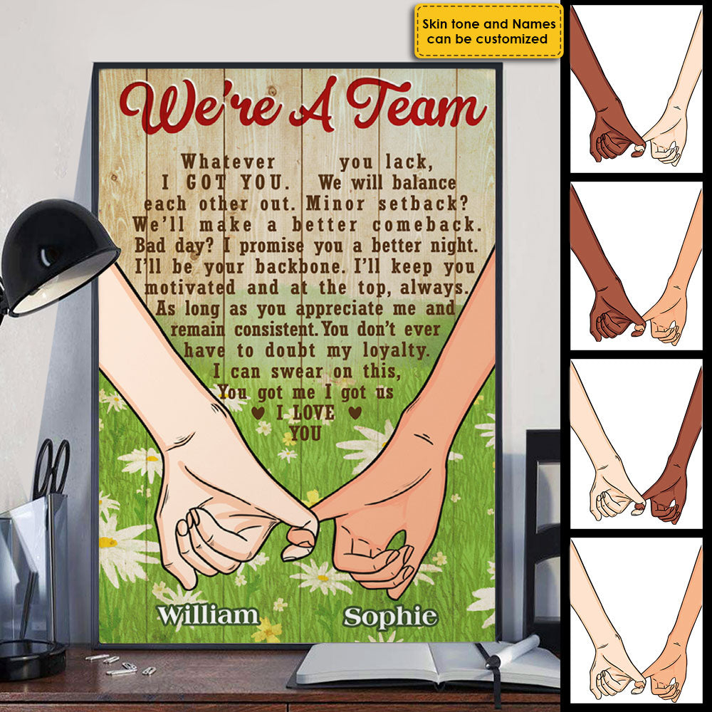 I Got Us - Personalized Vertical Poster.