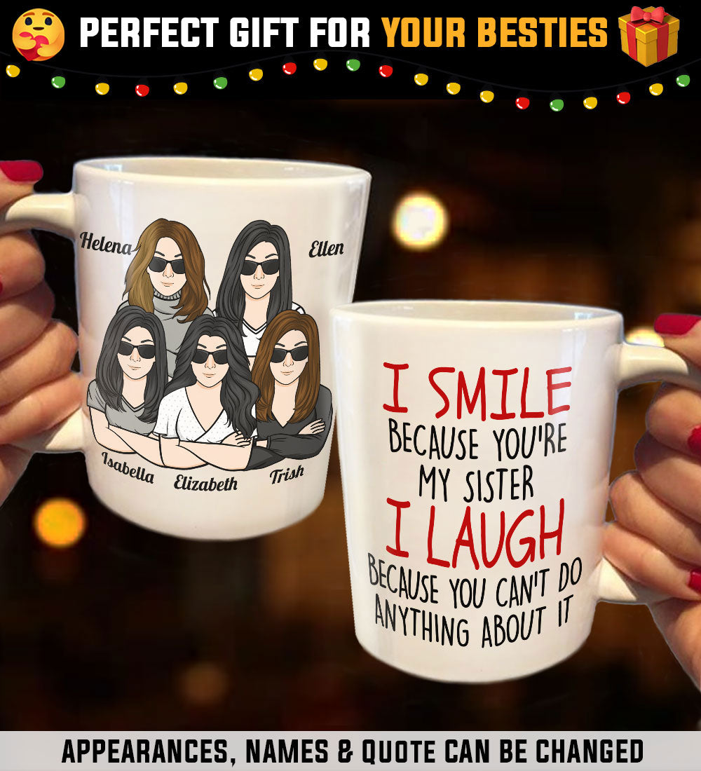 You And I Are Besties - Personalized Mug.