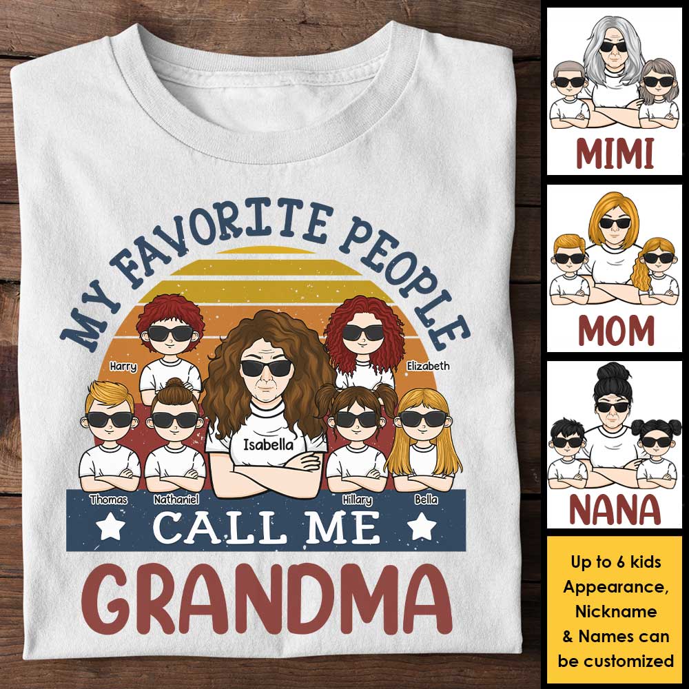 I'm Their Grandma - Personalized Unisex T-shirt, Hoodie - Gift For Mom, Grandma