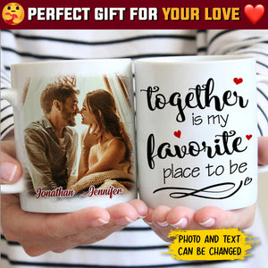 We Have Everything We Have Each Other - Upload Image, Gift For Couples - Personalized Mug.