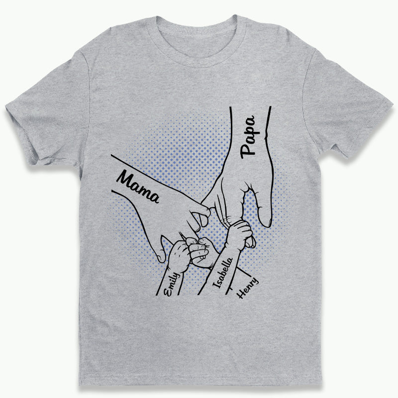Nous sommes toujours à vos côtés - T-shirt, sweat à capuche, sweat-shirt unisexe personnalisé pour la famille - Cadeau pour les membres de la famille