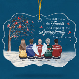 A Constant Wish That You Were Here - Memorial Personalized Custom Ornament - Acrylic Benelux Shaped - Christmas Gift, Sympathy Gift For Family Members