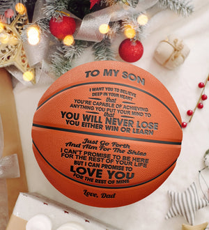 Dad to Son - You Will Never Lose - Basketball With Pump