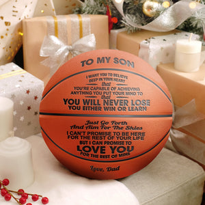 Dad to Son - You Will Never Lose - Basketball With Pump